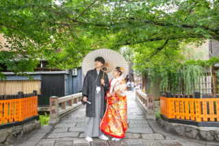 和装ロケーション撮影（巽橋周辺）