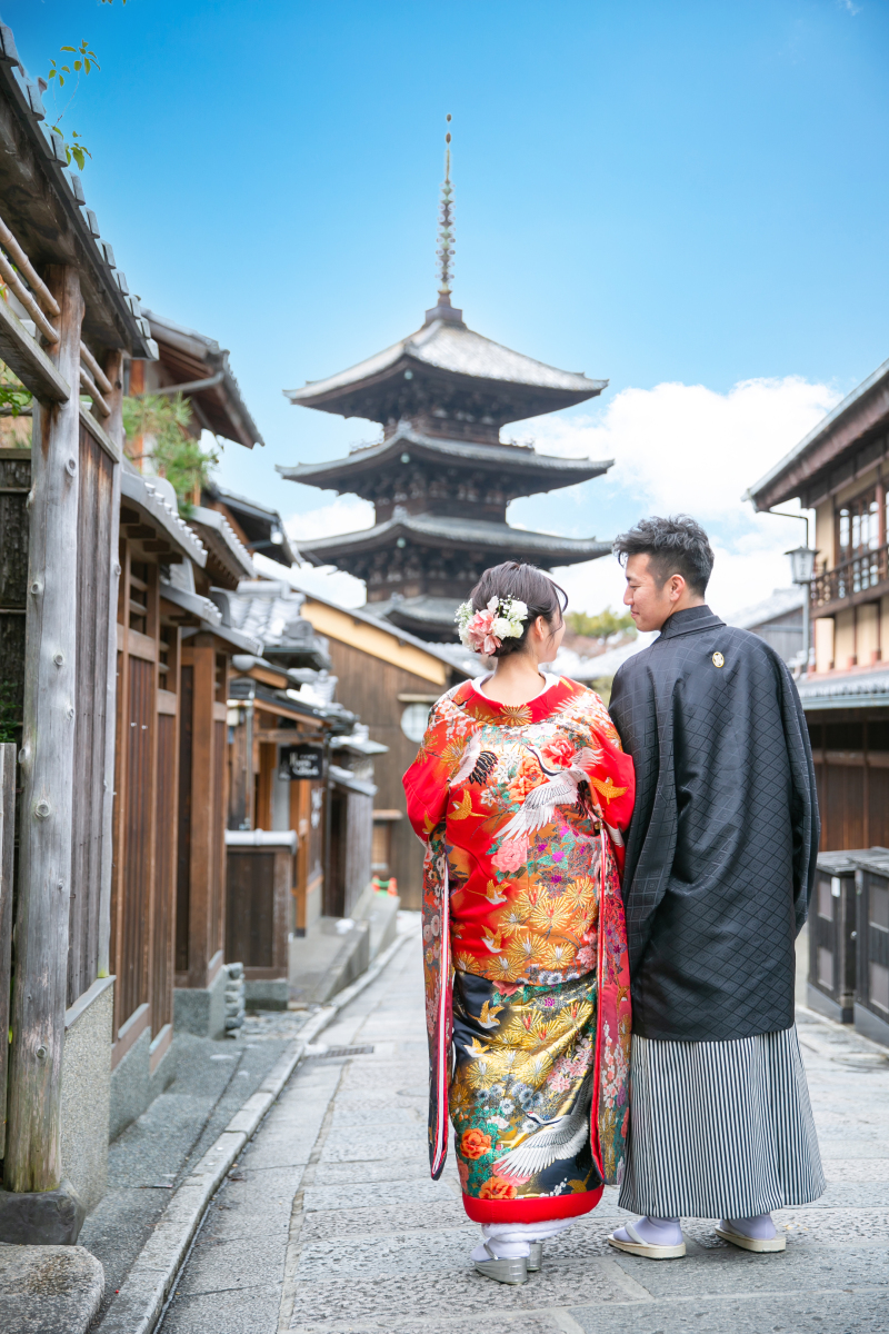 和装ロケーション撮影（八坂の塔周辺）