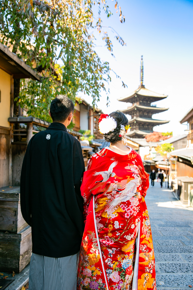 和装ロケーション撮影(八坂の塔周辺)