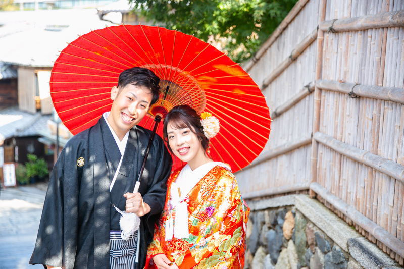 二寧坂から撮影スタート!