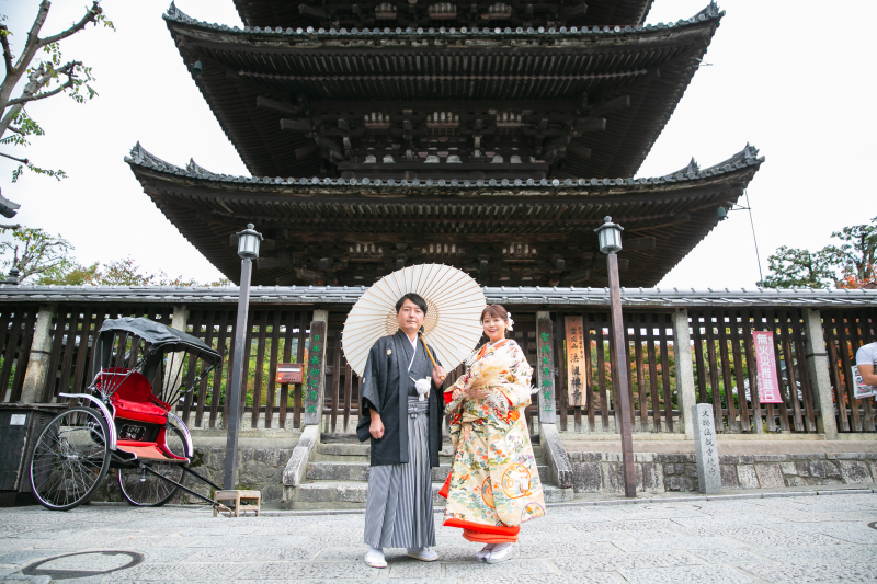 和装ロケーション撮影（八坂の塔周辺）