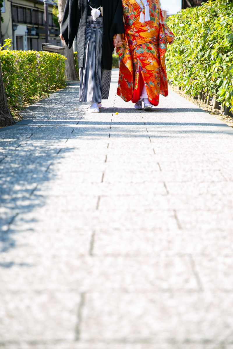 歩幅を合わせて