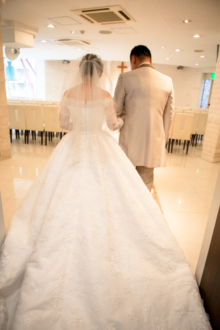 洋装チャペル挙式