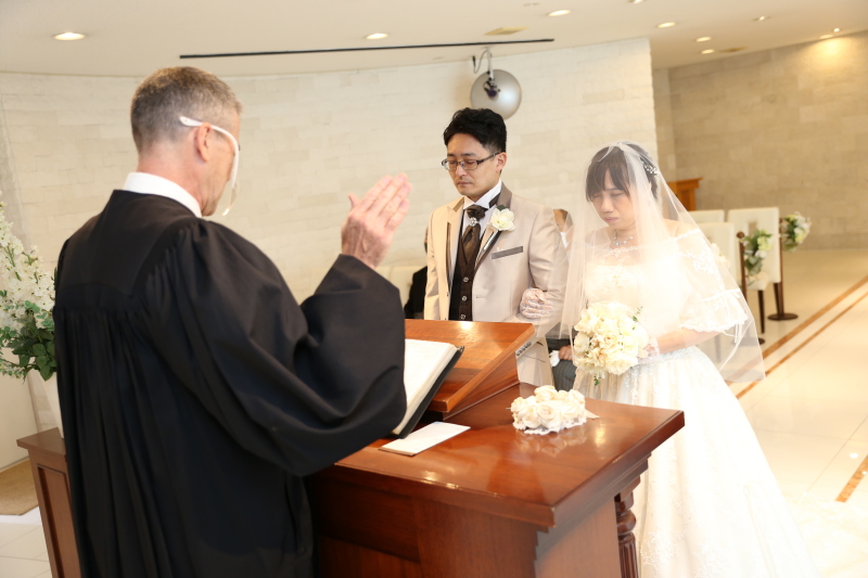 挙式本番での1枚