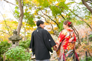 和装ロケーション撮影（円山公園）