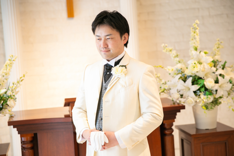 新郎様のソロカット