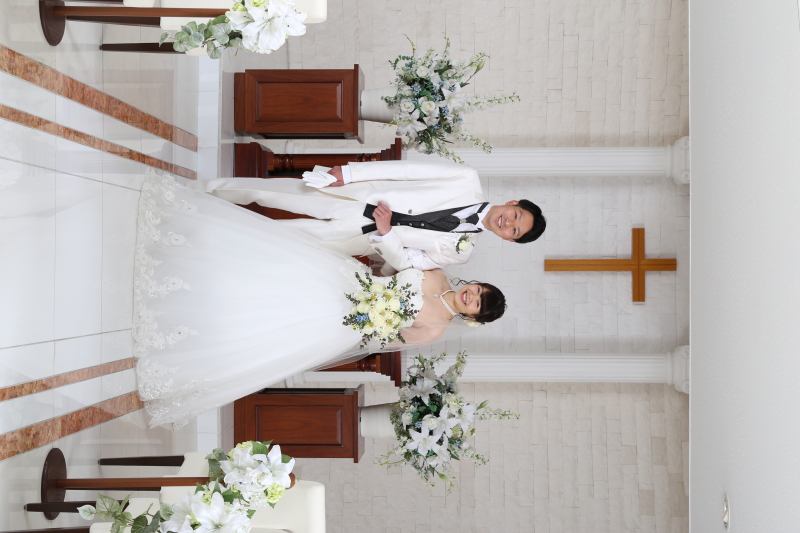 挙式前に記念撮影