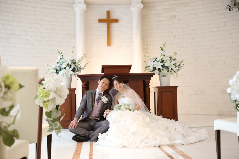 チャペルでの1枚