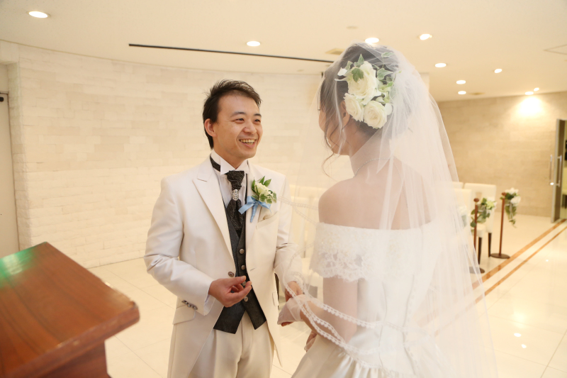 挙式のリハーサル中