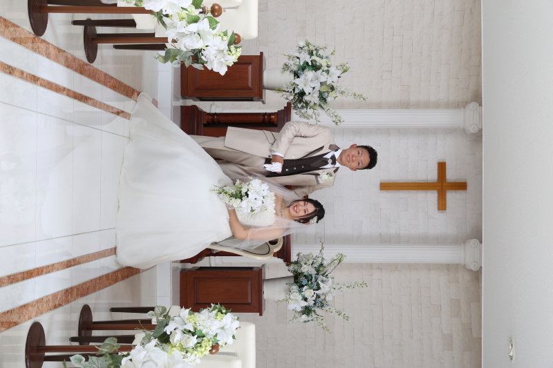 挙式前の記念撮影