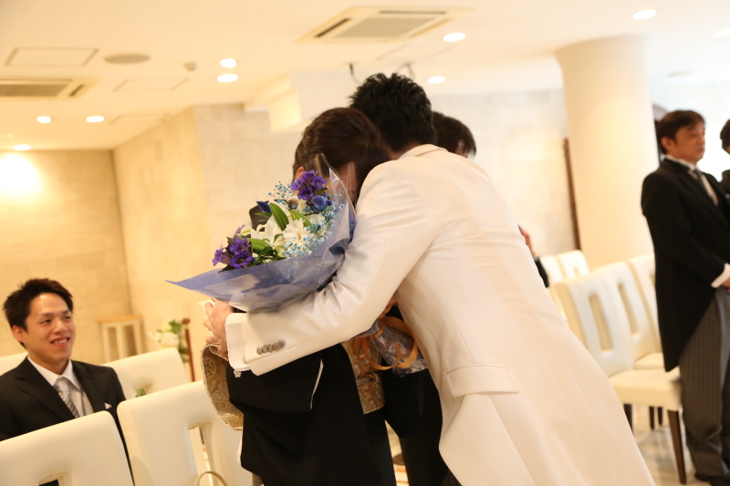 これまでの感謝の気持ちを花束に込めて・・・