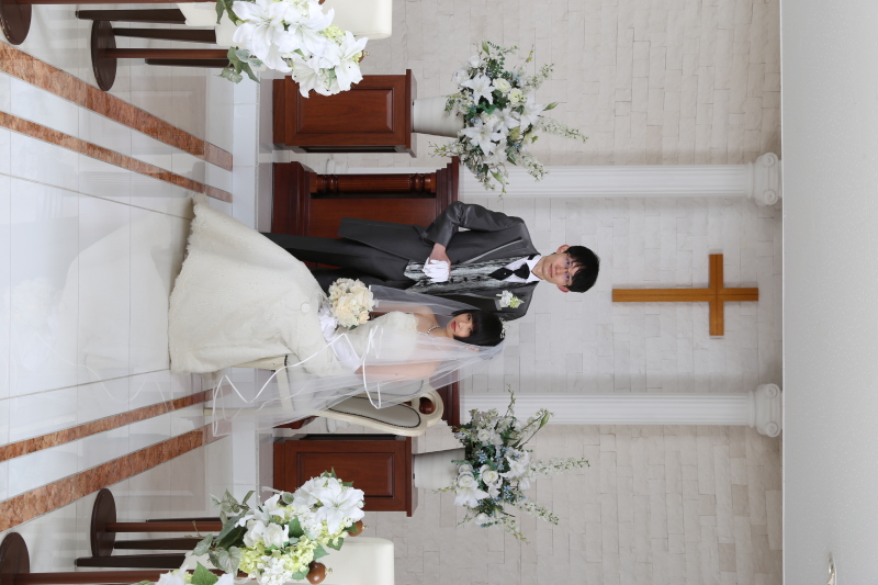 挙式前の記念撮影