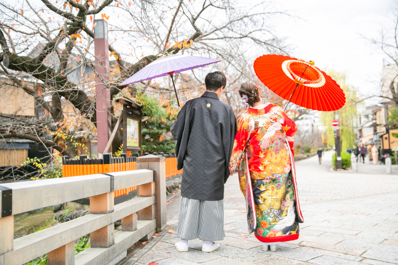 和装ロケーション撮影(巽橋周辺)