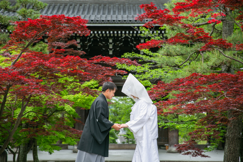 山門前での一枚