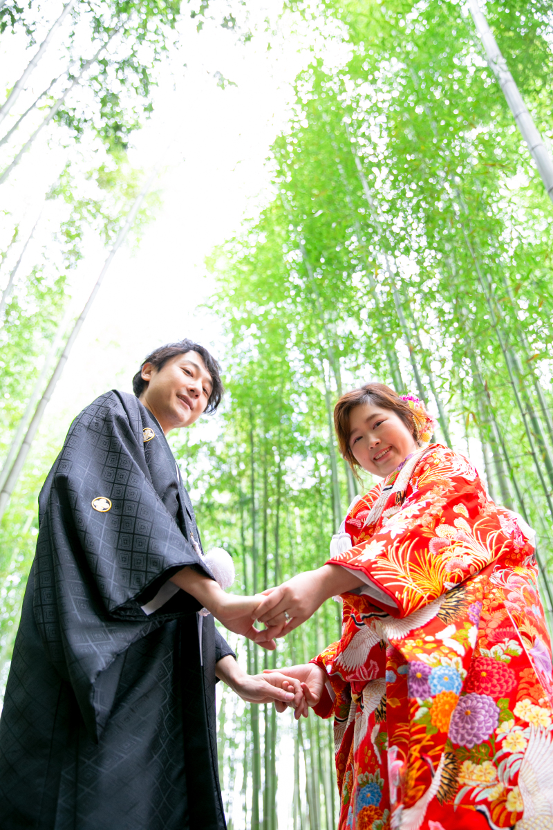 京都嵐山・竹林での一枚