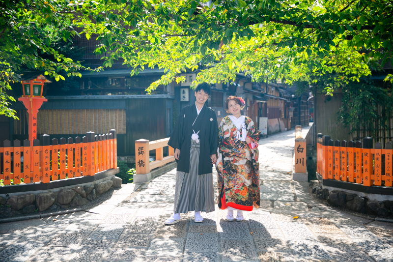 【祇園巽橋周辺 京都ロケーション撮影プラン】全データ150カット込+衣装代込 追加料金一切不要