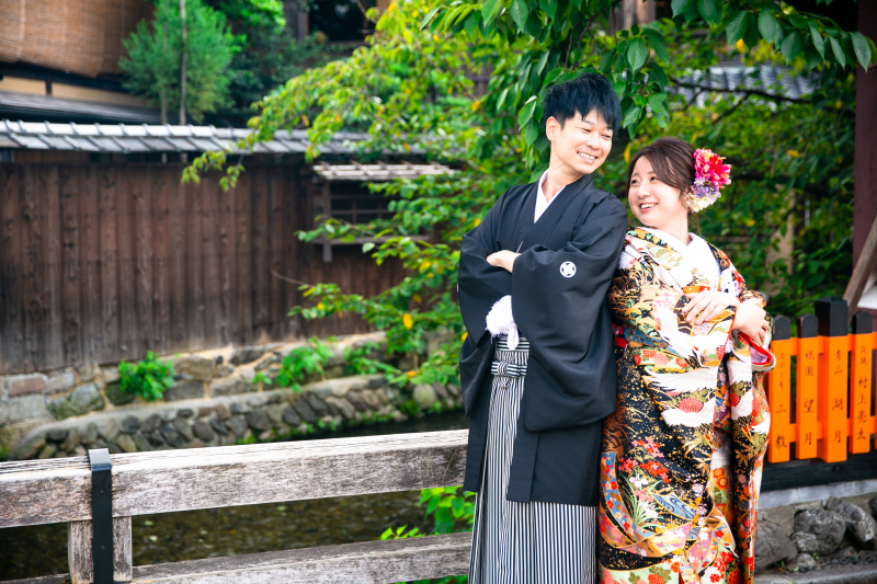 【祇園巽橋周辺 京都ロケーション撮影プラン】全データ150カット込+衣装代込 追加料金一切不要