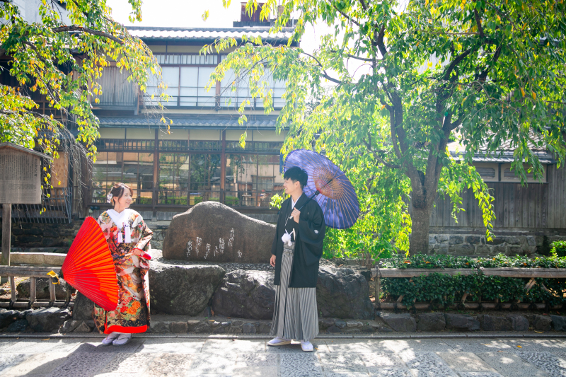 【祇園巽橋周辺 京都ロケーション撮影プラン】全データ150カット込+衣装代込 追加料金一切不要