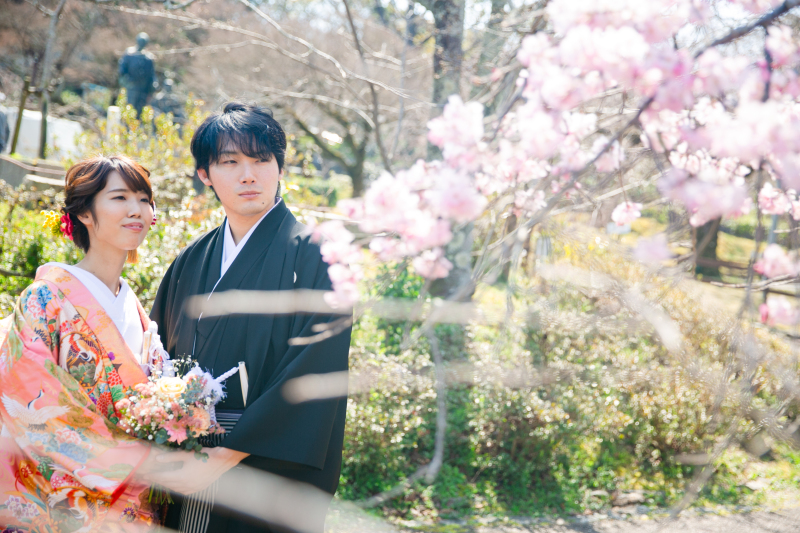 【春限定早割 4月末まで】新郎新婦2着ずつ ロケ2ヵ所(和、洋 組み合わせ自由)トレンド衣装選び放題で追加料金なし