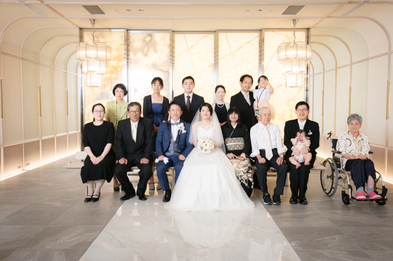大切な家族と一緒に、幸せの瞬間を一枚に。
