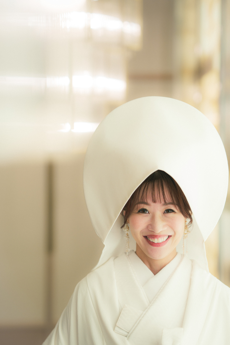 花嫁の笑顔はピカイチ！