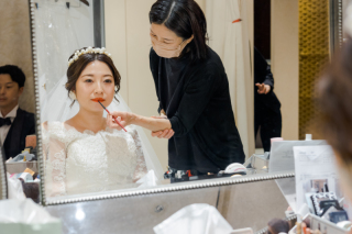 メイクアップシーン撮影
