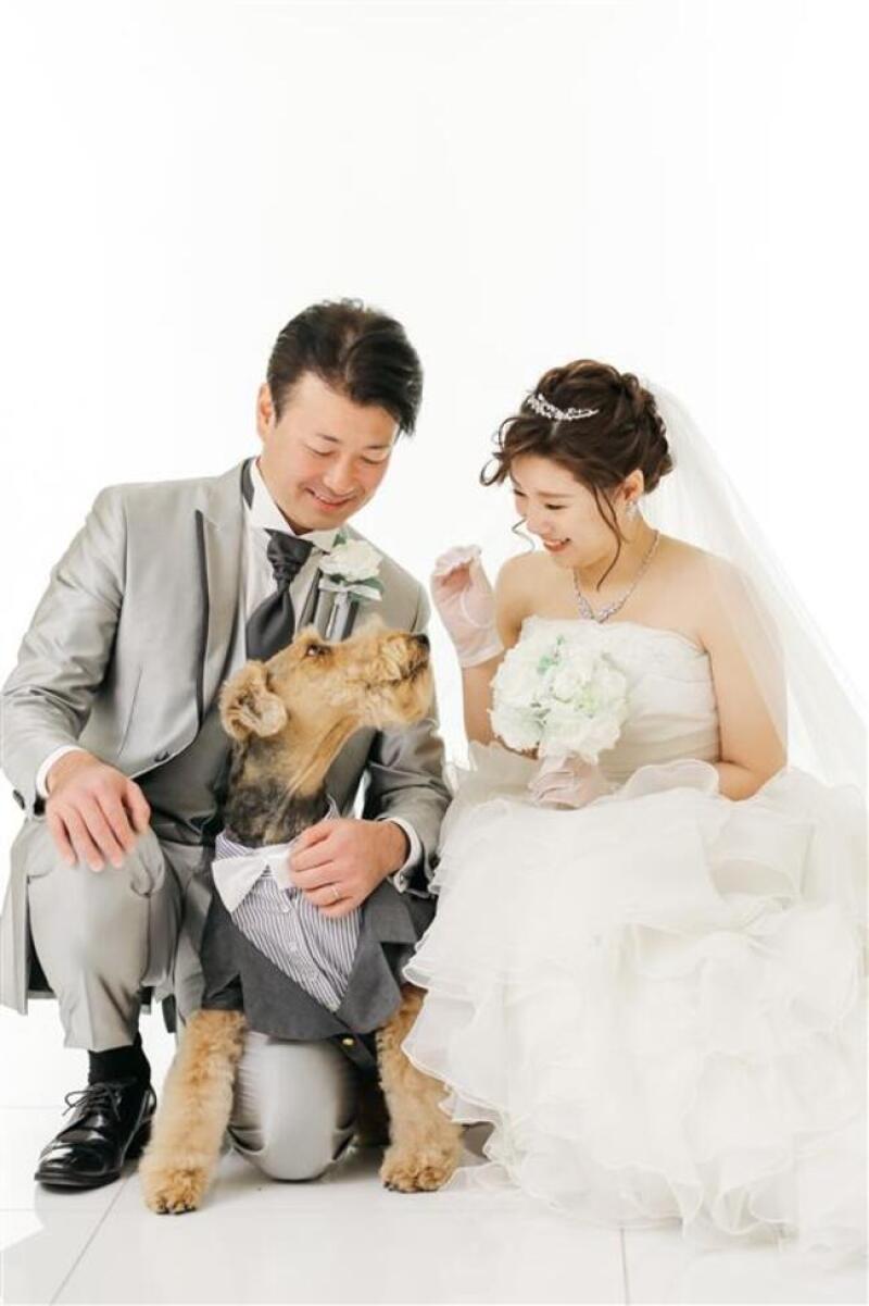 小さな結婚式 横浜店のこだわり(ペットと一緒に撮影できる