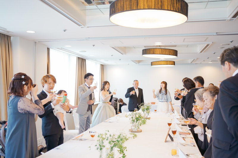 川崎日航ホテル★フォトウェディングとホテル会食プランが叶う♪|洋装1点全データ+6名会食付き