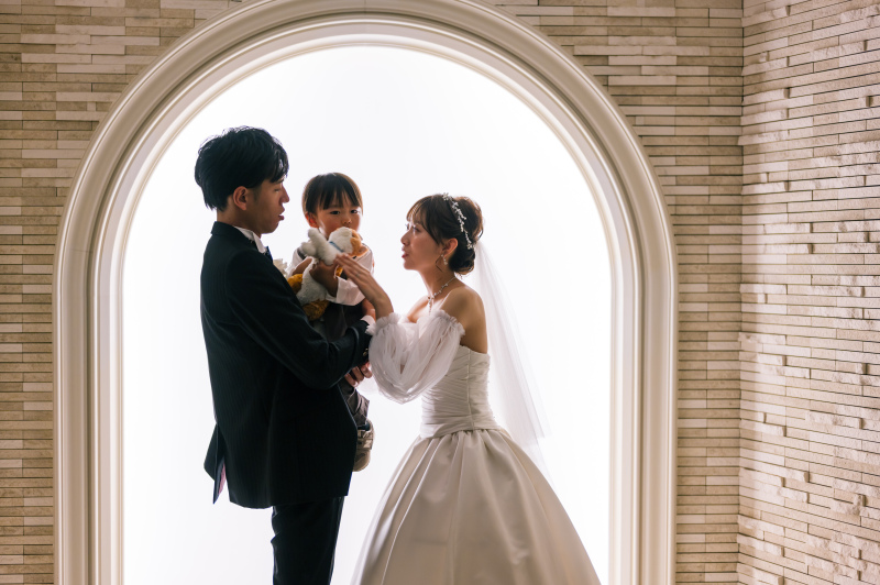 【結婚報告・年賀状にも◎】大切なご家族も一緒に撮影OK*