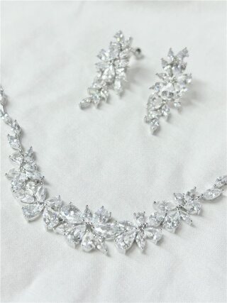 ネックレスイヤリング：LC-005＜SI＞ 