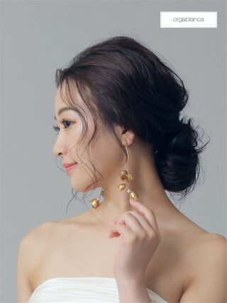 イヤリング：【orgablanca】CICADA W 