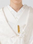 新婦 刺繍襟：百合 