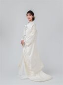 白 1090 唐草金文(正絹) 