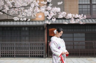 3月の祇園白川ロケーション撮影