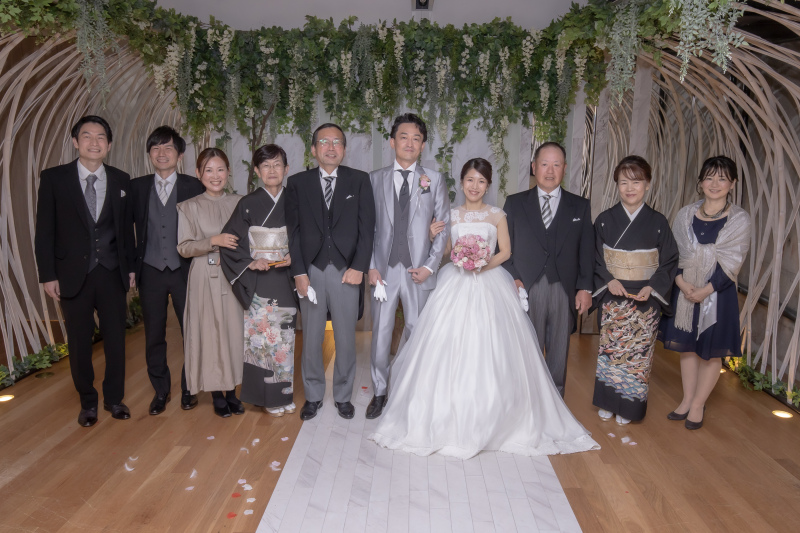 大切な家族と一緒に、幸せの瞬間を一枚に。