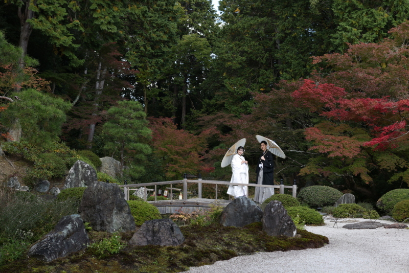 広大な敷地内での撮影