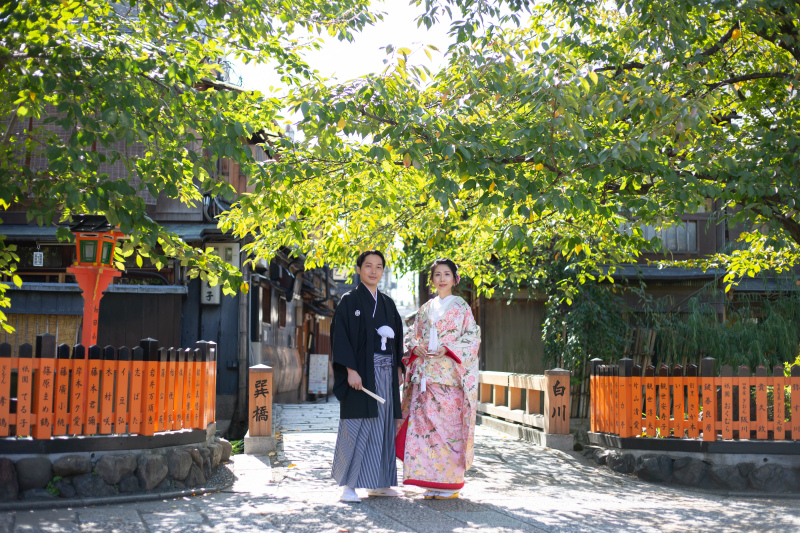 京都祇園白川でのロケーション撮影♪