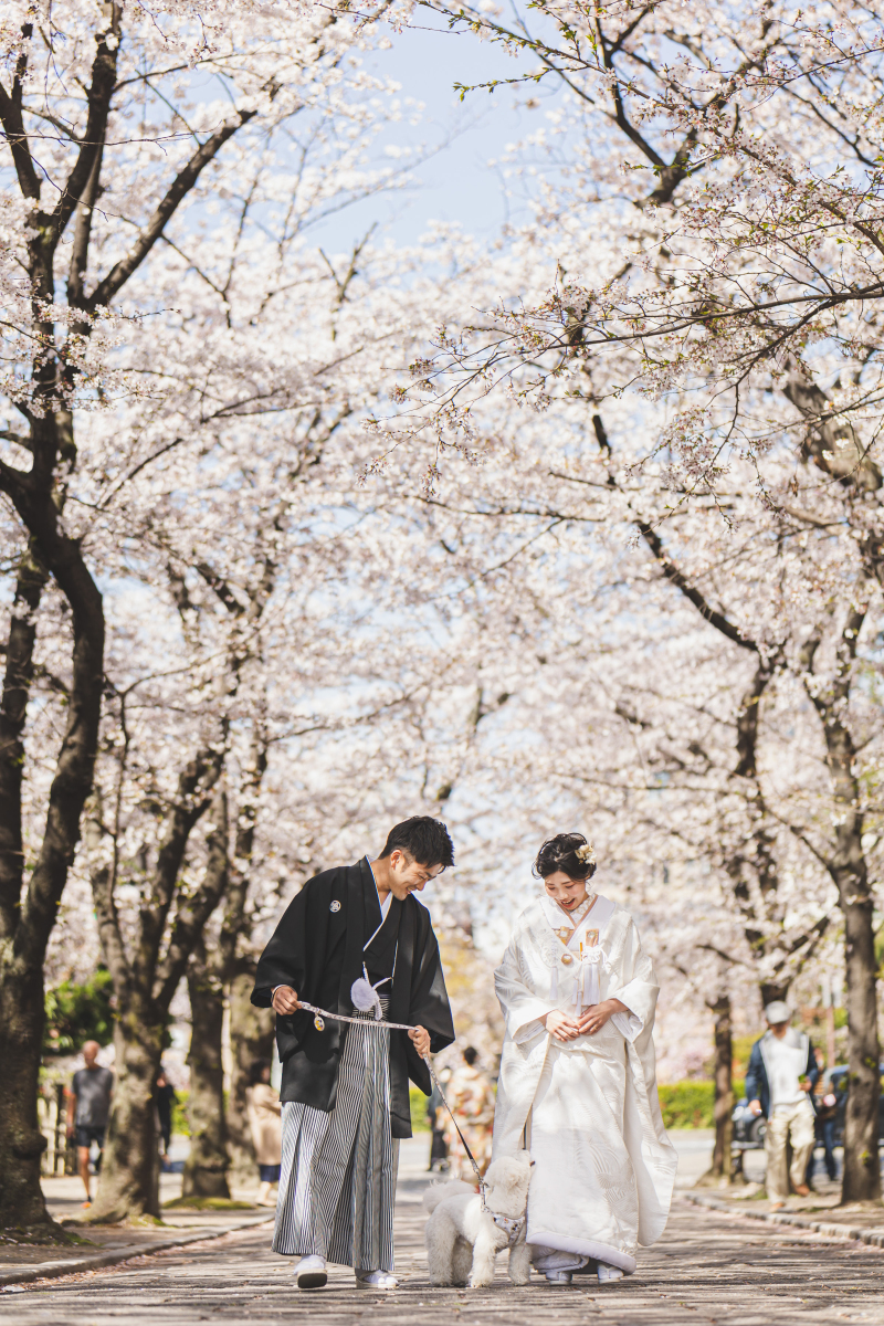 小さな結婚式 京都店_ペットと一緒に撮影できる