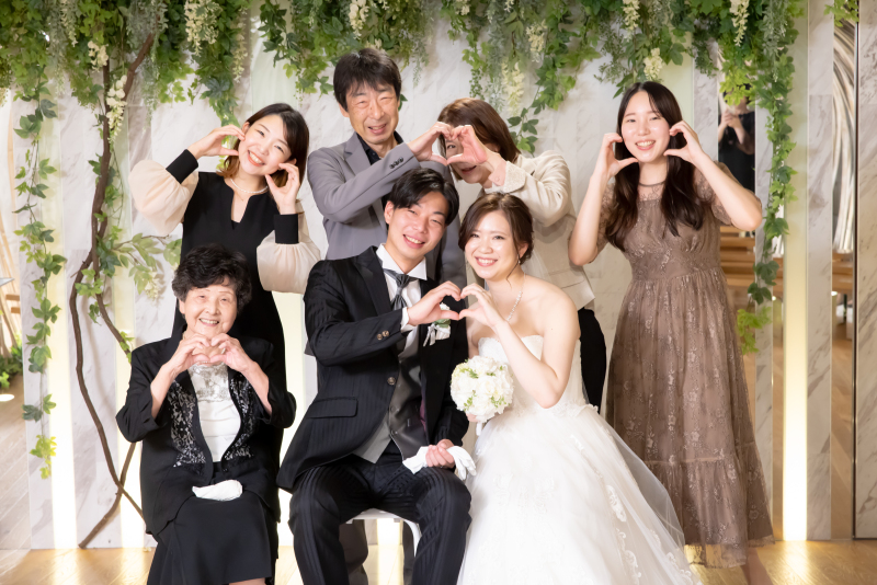 家族みんなで集合写真も♪