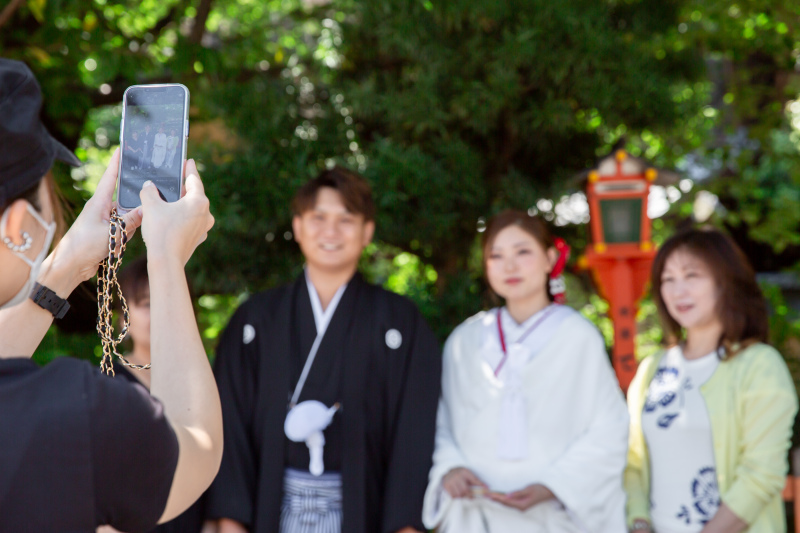 小さな結婚式 京都店_家族・友人を撮影に呼べる