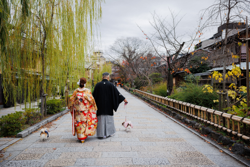 小さな結婚式 京都店_ペットと一緒に撮影できる