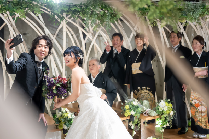 小さな結婚式 京都店_自分のカメラでも撮影できる