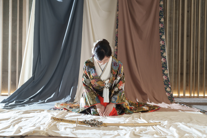 【 和装*ソロフォト 】もっと楽しくわがままに、お姫様気分のフォト!チャペルやスタジオで撮影可能◎来年5月末迄の撮影で基本料割引