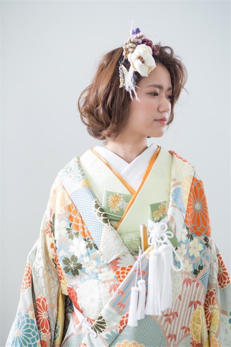 重ね衿 芥子 ｶﾗｼ