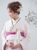 新婦 色掛下 ちりめんﾋﾟﾝｸ