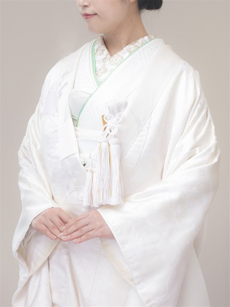 重ね衿 黄緑
