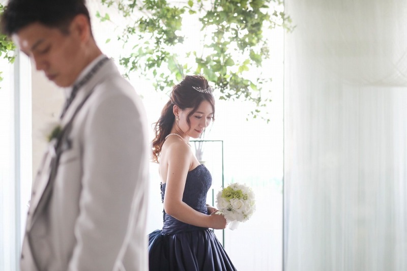 チャペルフォト×カラードレス