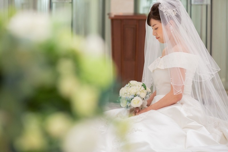 小さな結婚式神戸モザイク店でのチャペルフォト！