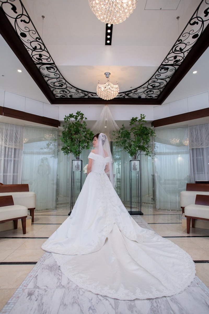 小さな結婚式神戸モザイク店でのチャペルフォト！