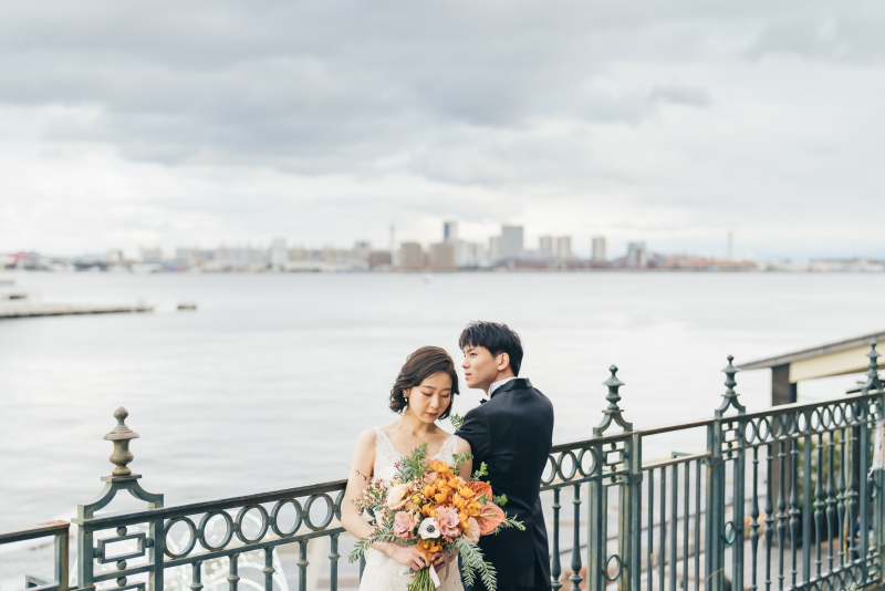 モザイク周辺フォトウェディング